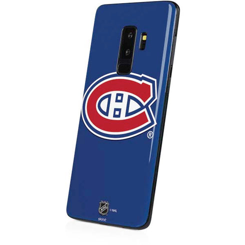 NHL Montreal Canadiens Solid Background Galaxy S9 Plus Skin