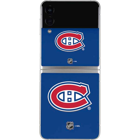 NHL Montreal Canadiens Solid Background Galaxy Z Flip3 5G Skin