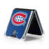 NHL Montreal Canadiens Solid Background Galaxy Z Flip5 5G Clear Case