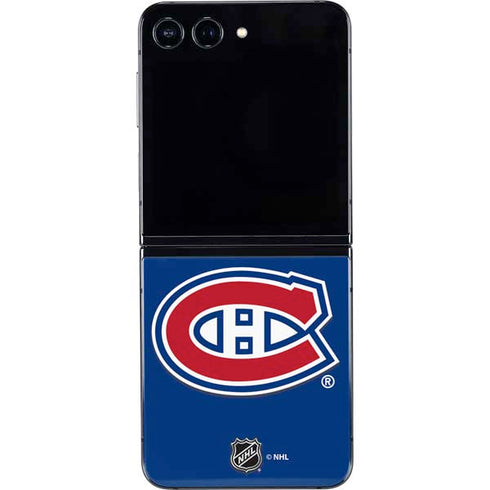 NHL Montreal Canadiens Solid Background Galaxy Z Flip5 5G Skin