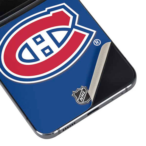 NHL Montreal Canadiens Solid Background Galaxy Z Flip5 5G Skin