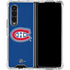NHL Montreal Canadiens Solid Background Galaxy Z Fold4 5G Clear Case