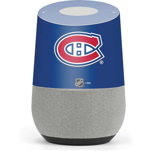 NHL Montreal Canadiens Solid Background Google Home Skin