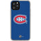 NHL Montreal Canadiens Solid Background iPhone 11 Pro Clear Case