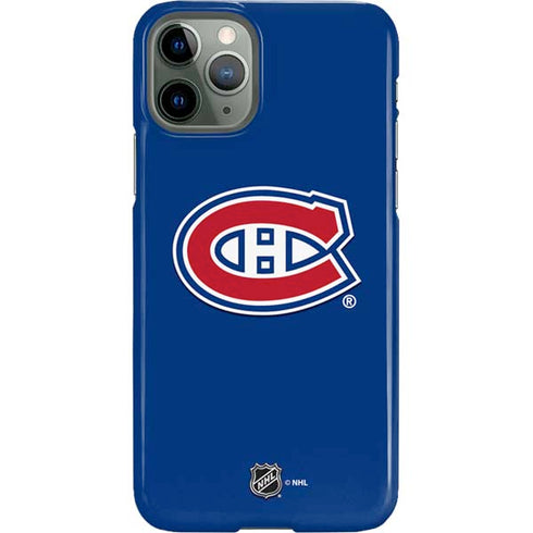 NHL Montreal Canadiens Solid Background iPhone 11 Pro Lite Case