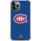 NHL Montreal Canadiens Solid Background iPhone 11 Pro Max Clear Case