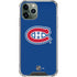 NHL Montreal Canadiens Solid Background iPhone 11 Pro Max Clear Case