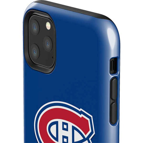 NHL Montreal Canadiens Solid Background iPhone 11 Pro Max Impact Case
