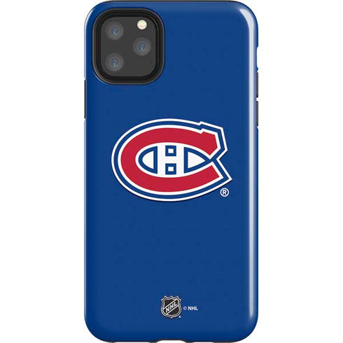 NHL Montreal Canadiens Solid Background iPhone 11 Pro Max Impact Case