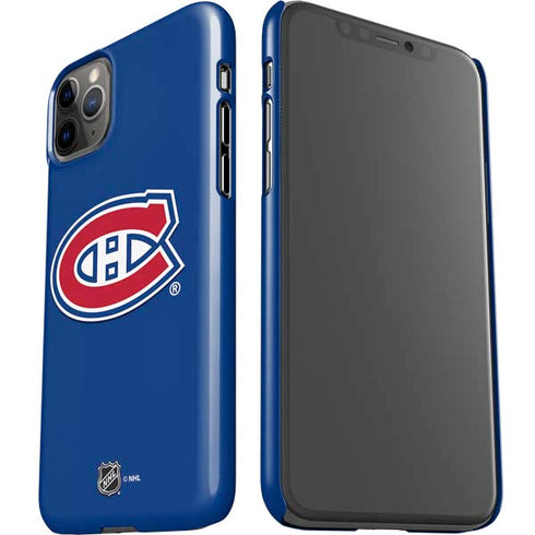 NHL Montreal Canadiens Solid Background iPhone 11 Pro Max Lite Case