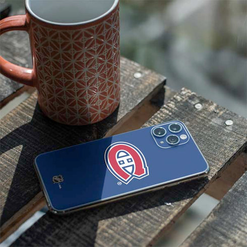 NHL Montreal Canadiens Solid Background iPhone 11 Pro Skin