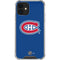 NHL Montreal Canadiens Solid Background iPhone 12 Clear Case