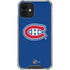 NHL Montreal Canadiens Solid Background iPhone 12 Clear Case