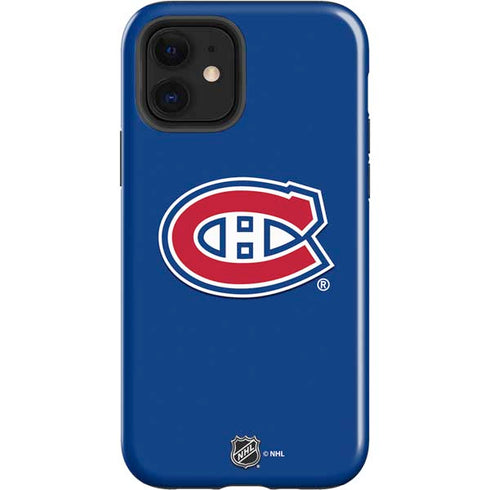 NHL Montreal Canadiens Solid Background iPhone 12 Impact Case