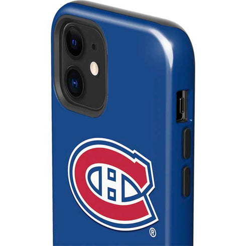 NHL Montreal Canadiens Solid Background iPhone 12 Impact Case