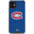NHL Montreal Canadiens Solid Background iPhone 12 Mini Clear Case