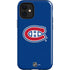 NHL Montreal Canadiens Solid Background iPhone 12 Mini Impact Case