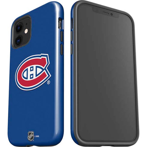 NHL Montreal Canadiens Solid Background iPhone 12 Mini Impact Case