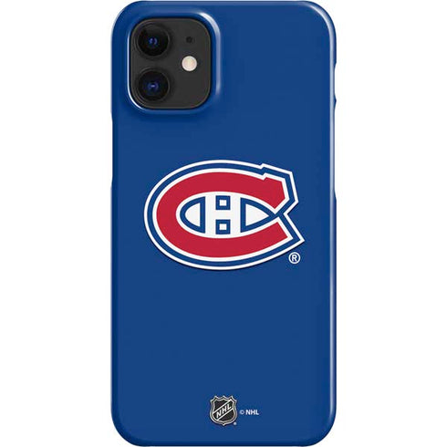 NHL Montreal Canadiens Solid Background iPhone 12 Mini Lite Case