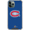 NHL Montreal Canadiens Solid Background iPhone 12 Pro Clear Case