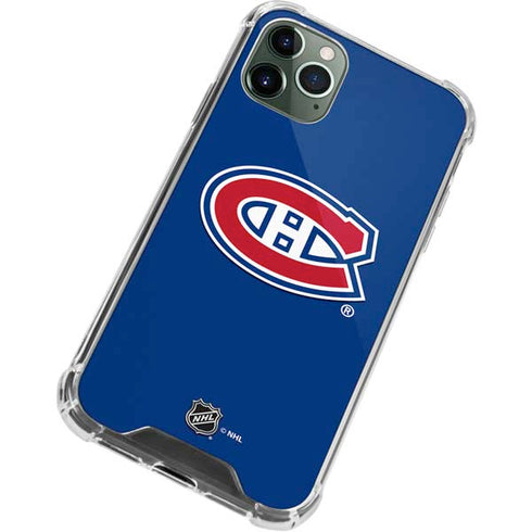 NHL Montreal Canadiens Solid Background iPhone 12 Pro Clear Case
