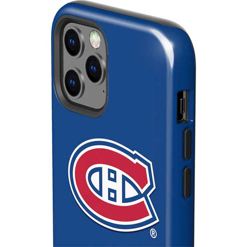 NHL Montreal Canadiens Solid Background iPhone 12 Pro Impact Case