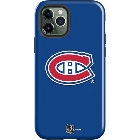 NHL Montreal Canadiens Solid Background iPhone 12 Pro Max Impact Case