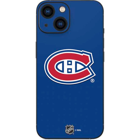 NHL Montreal Canadiens Solid Background iPhone 13 Mini Skin