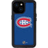 NHL Montreal Canadiens Solid Background iPhone 13 Mini Waterproof Case