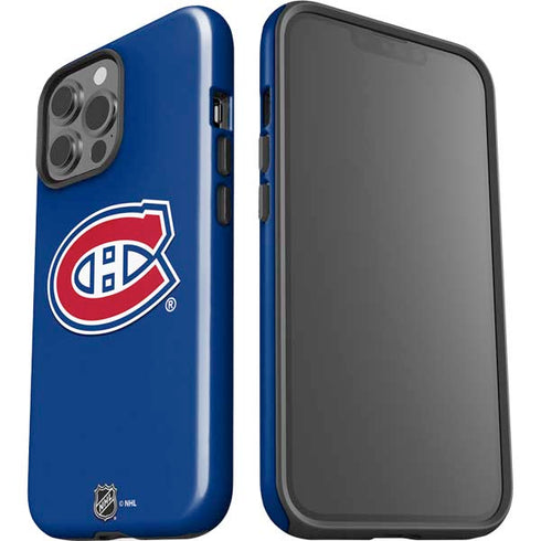 NHL Montreal Canadiens Solid Background iPhone 13 Pro Max Impact Case