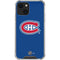 NHL Montreal Canadiens Solid Background iPhone 14 Plus Clear Case