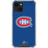 NHL Montreal Canadiens Solid Background iPhone 14 Plus Clear Case