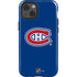 NHL Montreal Canadiens Solid Background iPhone 15 Impact Case