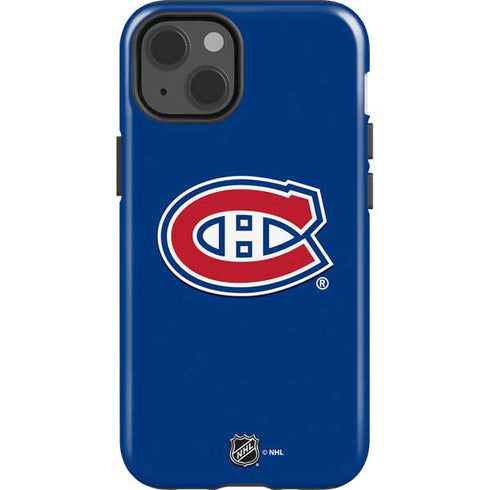 NHL Montreal Canadiens Solid Background iPhone 14 Impact Case