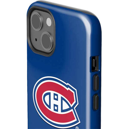 NHL Montreal Canadiens Solid Background iPhone 14 Impact Case