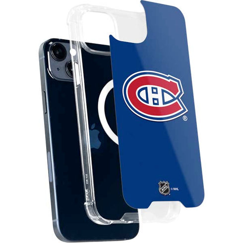 NHL Montreal Canadiens Solid Background iPhone 15 Plus MagSafe Case