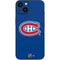 NHL Montreal Canadiens Solid Background iPhone 15 Plus Skin