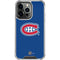 NHL Montreal Canadiens Solid Background iPhone 15 Pro Clear Case