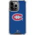 NHL Montreal Canadiens Solid Background iPhone 15 Pro Clear Case