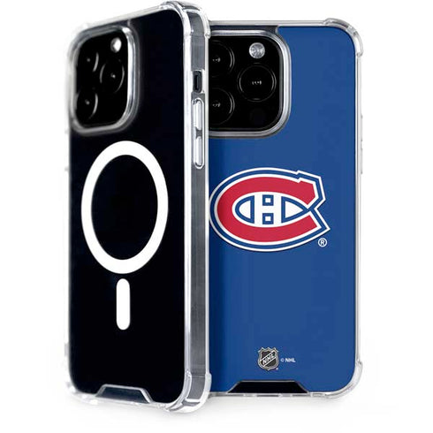 NHL Montreal Canadiens Solid Background iPhone 15 Pro MagSafe Case