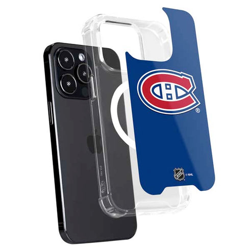 NHL Montreal Canadiens Solid Background iPhone 15 Pro MagSafe Case