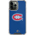 NHL Montreal Canadiens Solid Background iPhone 15 Pro Max Clear Case