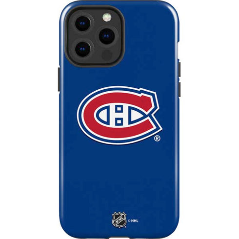 NHL Montreal Canadiens Solid Background iPhone 15 Pro Max Impact Case