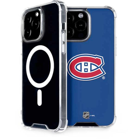 NHL Montreal Canadiens Solid Background iPhone 14 Pro Max MagSafe Case