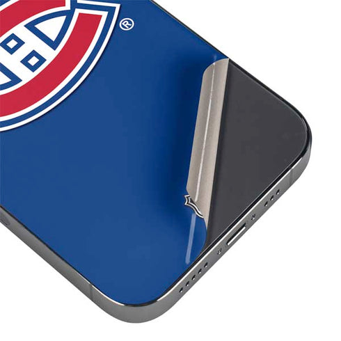 NHL Montreal Canadiens Solid Background iPhone 14 Pro Max Skin