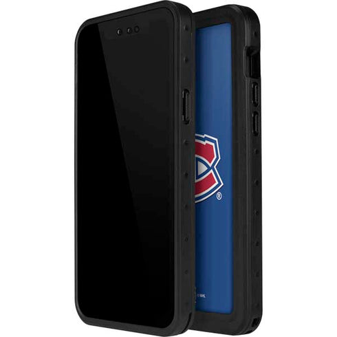 NHL Montreal Canadiens Solid Background iPhone 14 Pro Max Waterproof Case