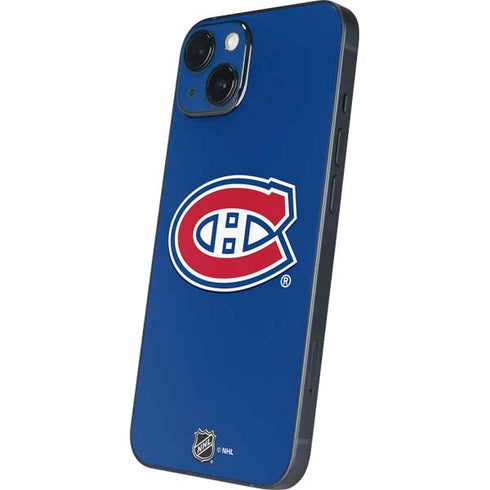 NHL Montreal Canadiens Solid Background iPhone 14 Skin