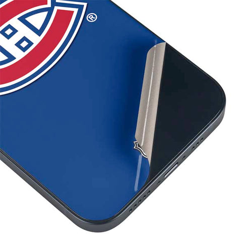 NHL Montreal Canadiens Solid Background iPhone 14 Skin
