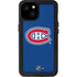 NHL Montreal Canadiens Solid Background iPhone 15 Plus Waterproof Case