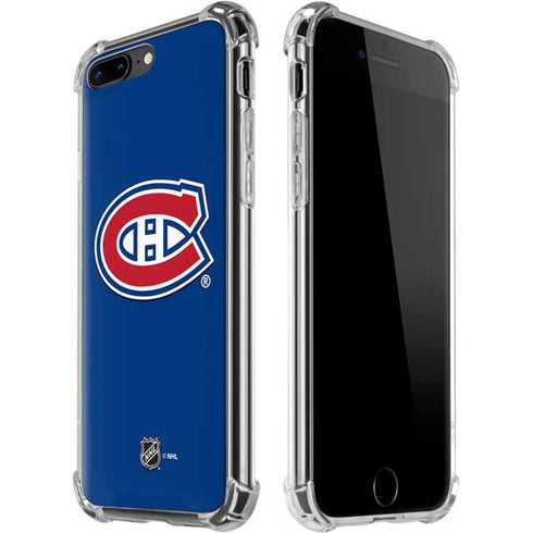 NHL Montreal Canadiens Solid Background iPhone 7/8 Plus Clear Case